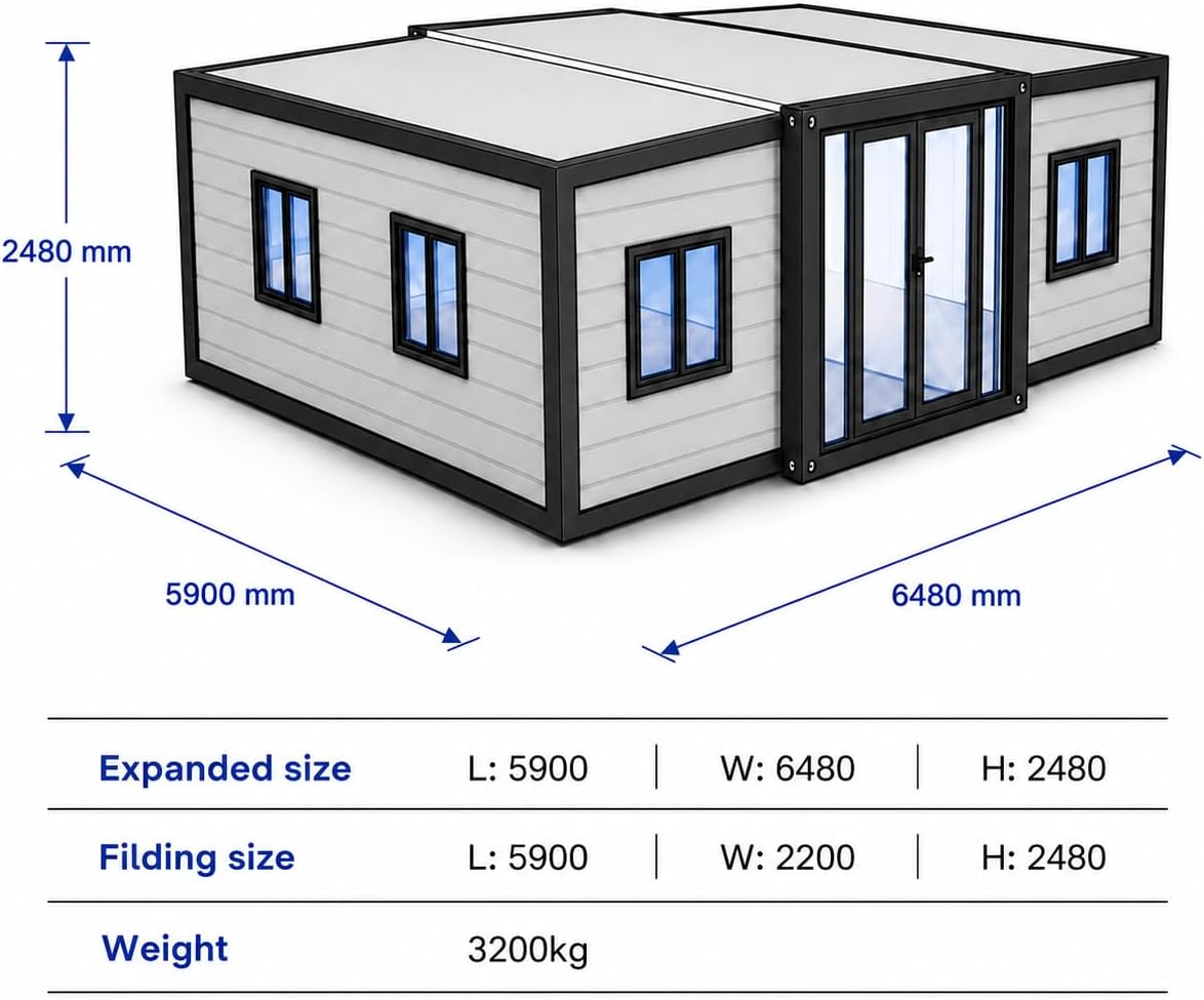 Prefab Backyard Commercial Mobile Office|Galvanized Steel.