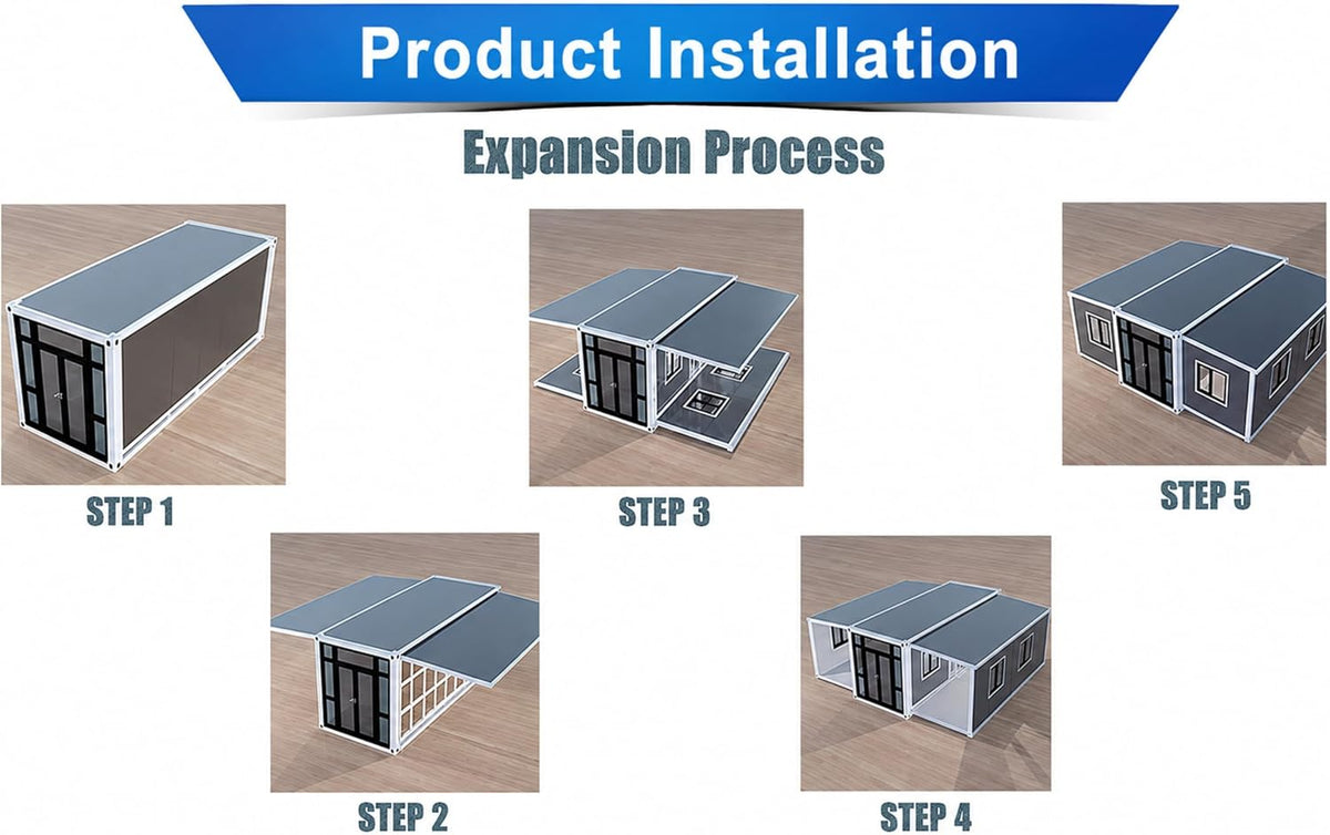Prefab Backyard Commercial Mobile Office|Galvanized Steel.