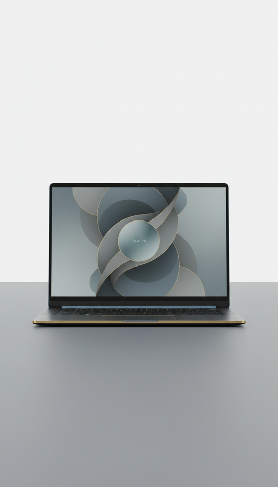 Ultra-Thin Laptop with Edge-to-Edge Display